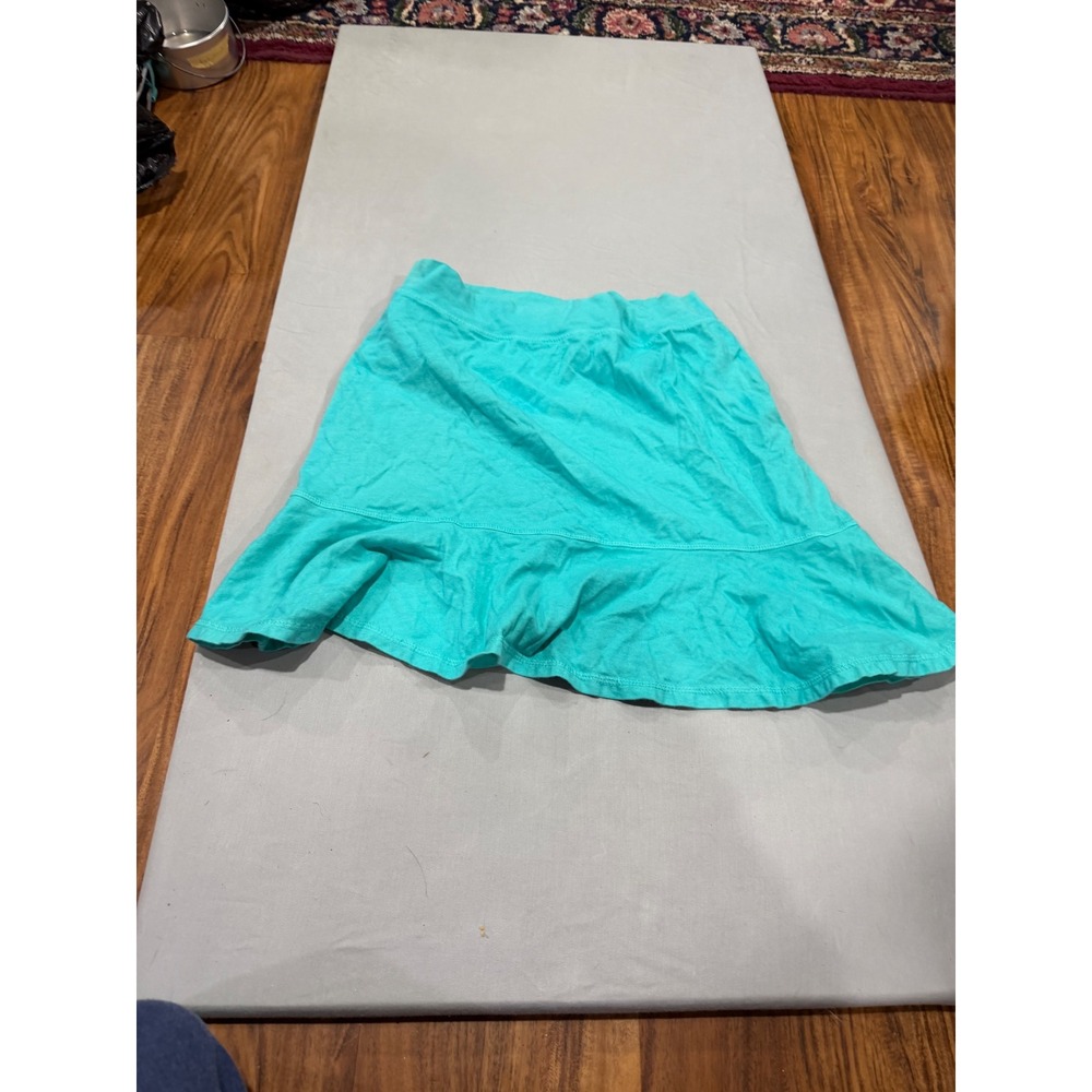 Coastal Womens Fresh Produce Flounce Mini Skirt S Turquoise
